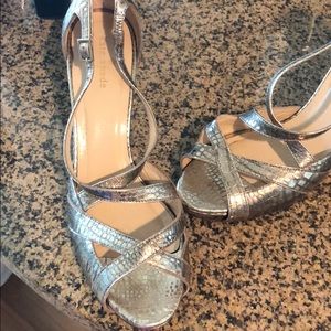 Kate Spade Gold Metallic Heels